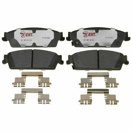 R/M BRAKES BRAKE PADS OEM OE Replacement Hybrid Technology Includes Mounting Hardware EHT1194H